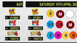 NLCB Online Draws Saturday 16th April 2022 [upl. by Kariotta]