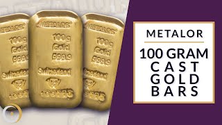 Metalor 100g Gold Cast Bars [upl. by Stephenie544]