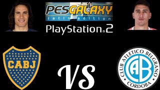 PES GALAXY LATINO 2023 PS2 BOCA VS BELGRANO [upl. by Doig540]