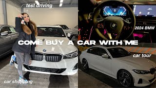 BUYING A NEW CAR AT 20 2024 bmw 330i car tour car shopping [upl. by Godwin882]