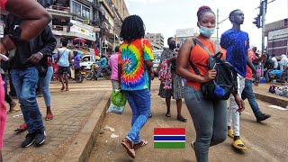 Real Raw Footage of This African street of The Gambia Bakoteh [upl. by Ifen]