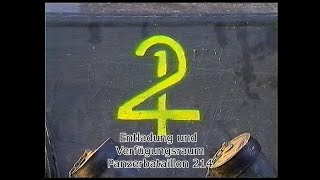 Entladung und Verfügungsraum Panzerbataillon 214 Brigadegefechtsübung quotLippische Rosequot 1997 [upl. by Axe392]