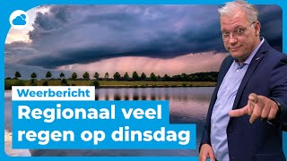 Weerbericht morgen kans op onweersbuien met regionaal veel regen ⚡️ [upl. by Colligan]