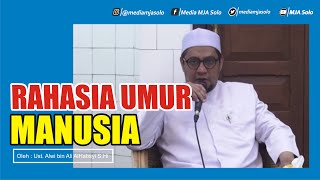 quot RAHASIA UMUR MANUSIA quot  Ustadz Alwi AlHabsyi  KAJIAN UMUM Rabu 29 Januari 2020 [upl. by Luoar]