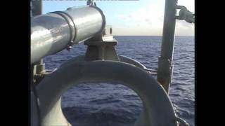 HMAS Hobarts Final Voyage Speed Trial 36 knots [upl. by Pelag]