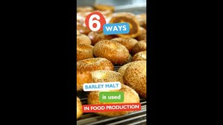 6 ways barley malt is used in food production [upl. by Haelahk]