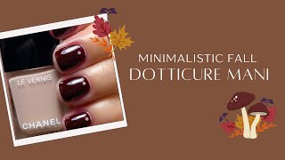 Minimalistic Fall Dotticure Manicure [upl. by Anital]