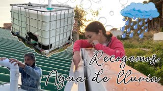 Hacemos sistema de recogida de AGUA DE LLUVIA Ep32 [upl. by Nylehtak]