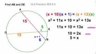 ChordChord Power Theorems  106A [upl. by Najib933]