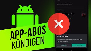 Android Abos bei Google Play kündigen  Premium Abo ändern [upl. by Ashbey80]