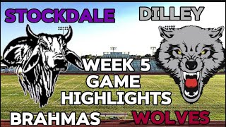 Stockdale vs Dilley 8th Grade Football [upl. by Ilise]