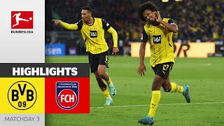 Dortmund Ranks 1  Borussia Dortmund  1 FC Heidenheim 1846 42  Highlights  MD 3 – 202425 [upl. by Kciremed]