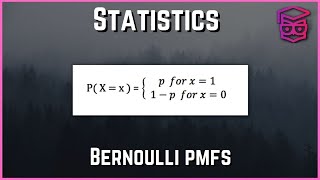 Bernoulli Probability Mass Functions pmfs  Statistics [upl. by Bundy]