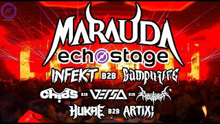 MARAUDA ECHOSTAGE VLOG W INFEKT B2B SAMPLIFIRE VERSA B2B CHIBS B2B EXECUTIONER amp ARTIX B2B HUKAE 🥵 [upl. by Thenna208]