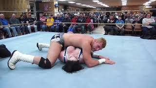 Davienne vs Channing Thomas  Limitless Wrestling Intergender Lets Wrestle [upl. by Showker]