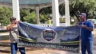 City of Boerne prepares to welcome back Boerne Little League team [upl. by Stent]