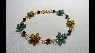 Mi Pulsera de Flores de Cristales Está Preciosa [upl. by Aivatnahs]