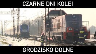 CZARNE DNI KOLEI 34  Semafor za słupem Wypadek kolejowy na stacji Grodzisko Dolne 2021 [upl. by Sherl253]