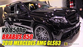 2018 Mercedes AMG GLS63 Brabus 850  Exterior Interior Walkaround  2017 Frankfurt Auto Show [upl. by Othella]