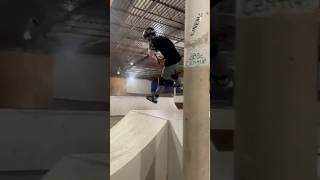 Kickless over the hip🤯 skatepark scooterstunt scoot parkrat scootertricks fypシ゚ fyp fyp [upl. by Aronael959]