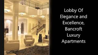 Bancroft Luxury Apartments 107 S Washington Ave Saginaw MI [upl. by Allesiram]