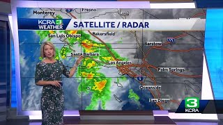 Heavy rainfall hits Santa Barbara and SoCal [upl. by Uriiah905]