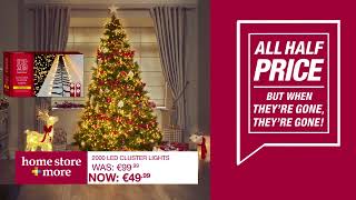 Home Store  More  Christmas Tree Lights All Half Price [upl. by Noakes]