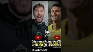 Mrbeast react Ronaldo chanel 25Million Subscribers😱💥ronaldo youtube football mrbeast shorts [upl. by Gwenette]