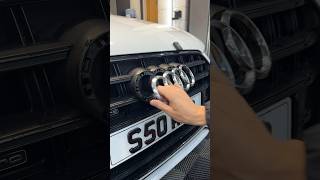 Black Badge Installation ☑️ satisfying satisfyingvideo satisfyingsounds carguy carmods asmr [upl. by Barb]