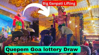 Ganpati Lifting Quepem Goa  Lottery Draw 2024 Finale  Visarjan  last Darshan 😢 [upl. by Anelhtak]