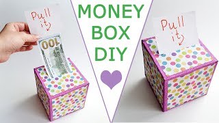 WOW MONEY BOX  Surprise your family and friends  DOLLAR IDEA Craft amp Gift Tutorial DIY [upl. by Anwahsad]