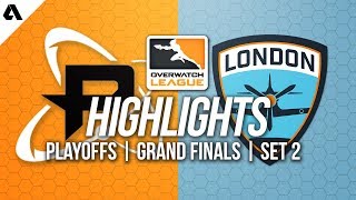 Philadelphia Fusion vs London Spitfire  Overwatch League Grand Finals Highlights Match 2 [upl. by Erait]