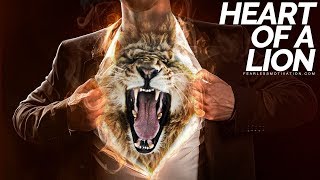 HEART OF A LION  Official Music Video  Gym Motivation [upl. by Suqram]