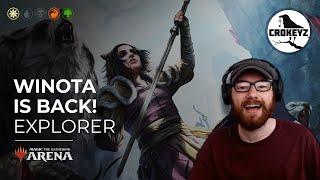 WINOTA IS BACK Playing Explorer Format With Viewers  CROKEYZ MTG Arena [upl. by Nolly347]