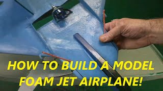 HOW TO Build Custom RC Foam Jet Airplane REVIEW [upl. by Prasad763]