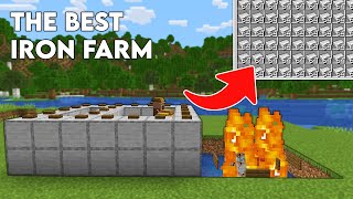 The Fastest Iron Farm in Minecraft [upl. by Edorej892]