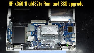 HP x360 11 ab132tu Ram and SSD upgrade [upl. by Gauldin]