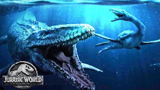 The Mosasaurus Fight Scene In Jurassic World Dominion  Why It Works [upl. by Atenik]