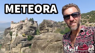 The Incredible Monasteries of METEORA GREECE [upl. by Ybot]