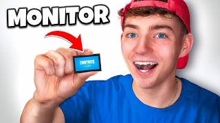 JEDE RUNDE  KLEINERER MONITOR in FORTNITE 😂😱 [upl. by Saloma204]