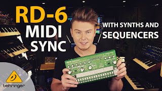 How to MIDI sync the RD6 with Synths and Sequencers [upl. by Flynn]