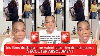 🛑les liens de Sang🩸ne valent plus rien de nos jours  À ÉCOUTER cette histoire de Maman chi [upl. by Atsilac586]