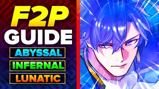 Emblem Sigurd ABYSSAL Infernal Lunatic F2P No SI amp No Seals Guide  Fire Emblem Heroes FEH [upl. by Assilrac]