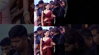 ఇది అల్లు అర్జున్ సంస్కారం Alluarjun amp Rashmika Mandanna Unseen Video at Patna Pushpa2 Trailer Event [upl. by Omlesna]