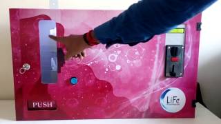 Sanitary Napkin Vending Machine  Wall Mountable [upl. by Solitta532]