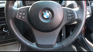 DIY removal of BMW steering wheel in under 2 minutes [upl. by Ecaidnac]