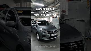 MIRAGE G4 GLX CVT WITH FREE 2MONTHS AMORT amp ZERO DOWN 🎉😍 mitsubishimotors mitsubishi [upl. by Neehcas496]