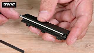 How To Change Planer Blades  Trend CraftPro Planer Blades [upl. by Leksehc]