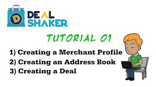 Dealshaker 01  How to Create a Merchant Profile [upl. by Carbone343]