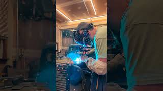 Arccaptain Mig 200 multi process welder welding 316 in mig mode [upl. by Josepha]